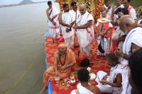 Guru Pujana and Ganga Aarati by HH Swamiji; Simollanghana (6 Sep 2025)